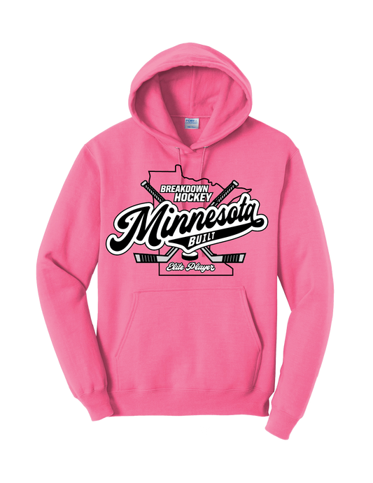 Port & Company® Core Fleece Pullover Hooded Sweatshirt-Pink